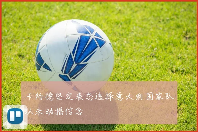 卡约德坚定表态选择意大利国家队从未动摇信念